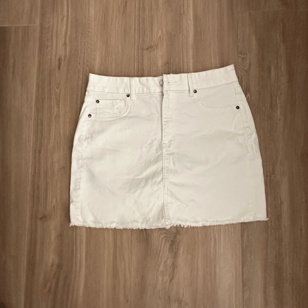 AMERICAN EAGLE WOMENS L JEAN SKIRT